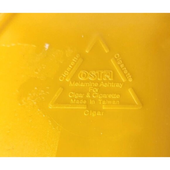 Osta Melamine Ashtray: Stylish Pool Rack Design for Cigars & Cigarettes - Picture 10 of 11